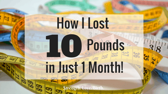 Want to know a sorta simple way to lose weight? Find out here how I lost 10 pounds in just one month (and you can, too!)