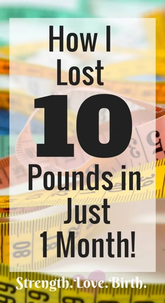 How I Lost 10 Pounds in January