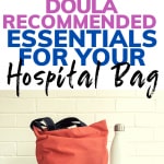 Hospital bag ideas and checklist for mom-to-be