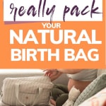 Simple natural hospital bag checklist for mom, dad, and baby