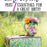 Packing your bag for the hospital? Don't start til you've read this list and made your own printable hospital bag checklist to follow. Has the minimalist essentials plus some bonus items to help you have an empowered birth! #empoweredbirth #strongmom #hospitalbag #pregnancy #thirdtrimester