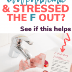 Handwashing image near printable meditation example