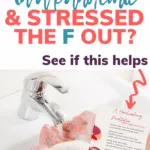 Handwashing image near printable meditation example